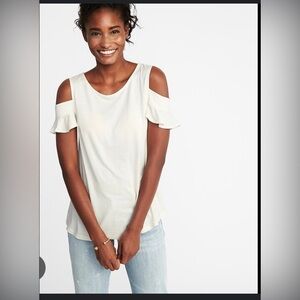 Old Navy cold shoulder swing top for women